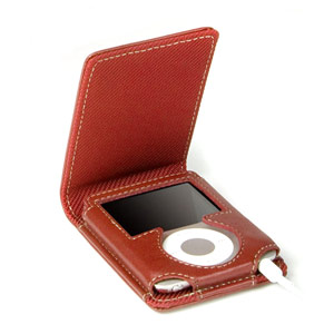 Knomo iPod Nano 3G Flip Case - Red