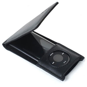 Knomo iPod Nano 5G Flip Case (Black)
