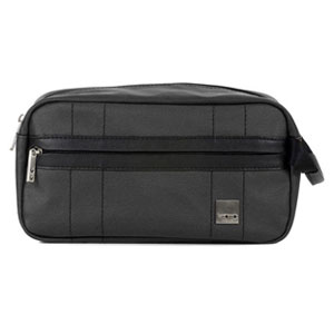 Knomo Manhattan Wash Bag (Black Matte) A bag