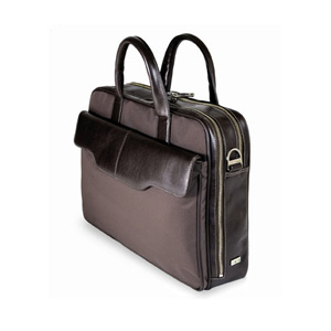 Knomo Stanley 15 Double Zip Brief - Dark Brown