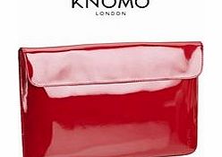 Knomo Unisex Adult 13 Envelope Case Red Patent