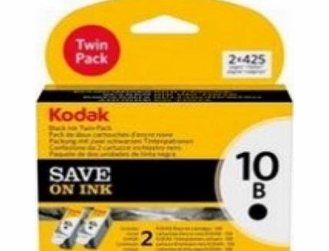 Kodak 10b Ink Cartridge - Black (Pack of 2)