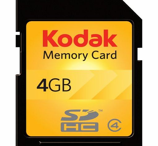 Kodak 4Gb SDHC Class 4 Digital Assurance Card