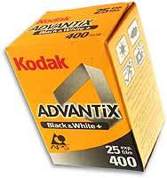 KODAK APS 400 ASA (Black & White) 25 exposures