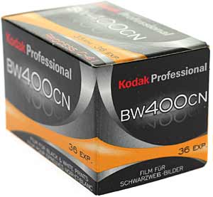 KODAK BW400 CN Black and White (C41) - 135-36 (Single Roll)
