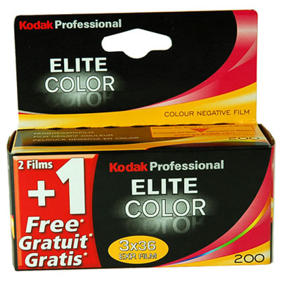 Kodak Elite Color 200 135 36exp (3 for 2 pack)