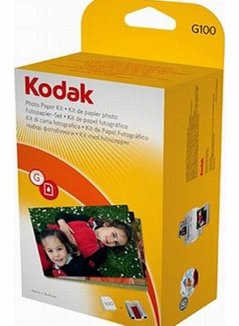 Kodak G100 Photo Paper Kit for G610 Printer Dock - 100 sheet