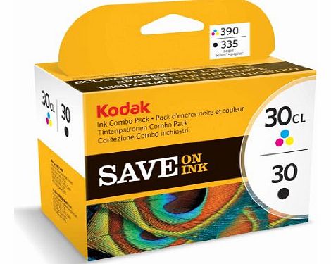 Genuine 30B/ 30CL Ink Cartridge Combo Pack - Black & Colour (335/ 390 Pages)