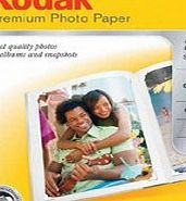 Kodak Premium Photo Inkjet Paper, Glossy, A4, 20 Sheets 250gsm