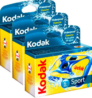 KODAK Single Use Camera - Aqua SPORT Waterproof