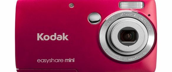 Kodak Stock Account Kodak EasyShare Mini M200 Digital Still Camera - Red (10MP, 3x Optical Zoom) 2.5 inch LCD