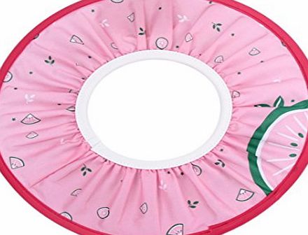 Koly Shampoo Shower Bathing Bath Protect Soft Cap Hat For Baby (Red)