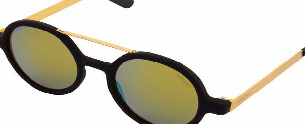 Komono Mens Komono Vivien Sunglasses - Metal Black/gold