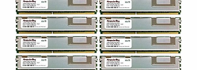 Komputerbay 16GB Kit (8x2GB) Fully Buffered Memory Ram for COMPAQ and HEWLETT PACKARD Servers and Workstations. Compaq ProLiant BL20p G4 BL460c G5 BL480c 492327-B21 BL680c G5 449316-B21 DL140 G3 DL160
