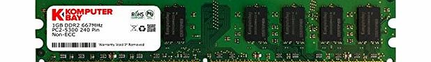 1GB DDR2-667 (PC2-5300) RAM Memory Upgrade for the Dell Optiplex 755 Desktop (Genuine Komputerbay Brand)