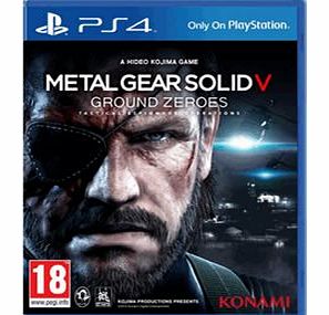 Metal Gear Solid V Ground Zeroes on PS4