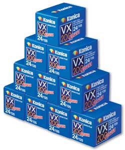 VX200 Film 24 Exposure - Pack of 10