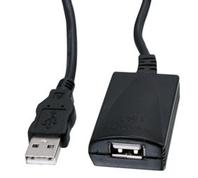 Konig Computing - USB 2.0 A Male to USB 2.0 A Female - High Speed Active Cable - 5.0 Meter - Ref. CABLE-14
