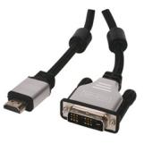 HDMI To DVI Video Cable With Aluminium