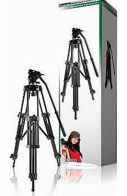 Konig Professional Camcorder Tripod with Advanced Fluid Damping system