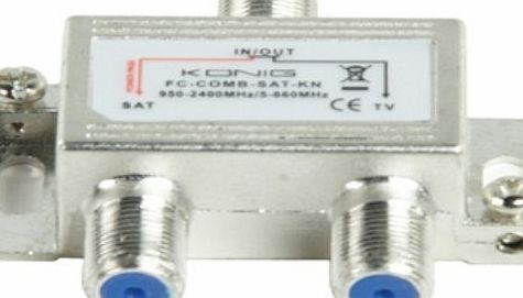 Konig SAT/UHF/VHF Combiner
