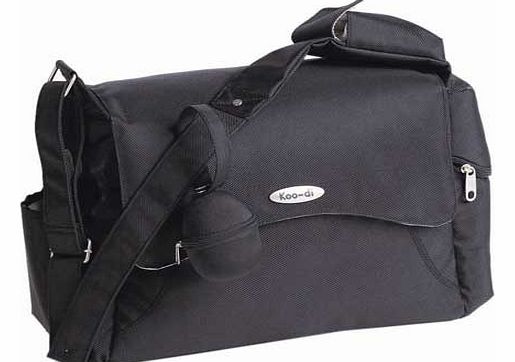 Koo-di Messenger Baby Changing Bag - Black