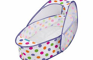 KOO-DI Polkadot pop up travel bassinette