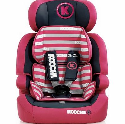 Koochi Motohero Group 1/2/3 Car Seat (Mix Magenta)