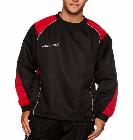 Kooga Hybrid Vortex Top - Black/Red, Medium