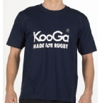 Kooga Mens Large Logo T-Shirt Navy/White