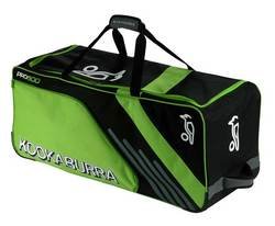 Kookaburra 2014 Pro 600 Cricket Wheelie Kit Bag - Black/Lime/White, 88 x 34 x 36 cm