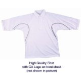 Kookaburra CA Cricket - White Cricket Shirt - XXL Mens