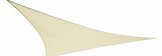 Kookaburra Ivory Waterproof Shade Sail - 3m Triangular - Gazebo Sail Awning Canopy