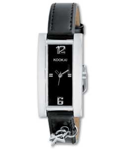 Kookai Ladies Watch with Black Dial and Strap