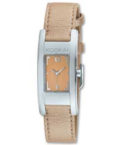 Kookai Ladies Watch with PU Metallic Strap