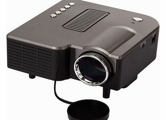 Koolertron Black Multimedia LED LCD Portable Projector Compatible with Smart Phone for iPhone 4/4s,iPad,Samsung Galaxy I9300,N7000,I9100