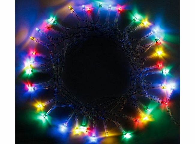 Koopower 2X 4M 40 LED Colourful BATTERY OPERATED LED FAIRY STRING LIGHTS IDEAL FOR CHRISTMAS TREE LIGHTS, FESTIVE LIGHTS, BIRTHDAY PARTY LIGHTS,WEDDING