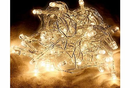 Koopower 2X 4M 40 LED WATERPROOF WARM WHITE BATTERY OPERATED LED FAIRY STRING LIGHTS IDEAL FOR CHRISTMAS TREE
