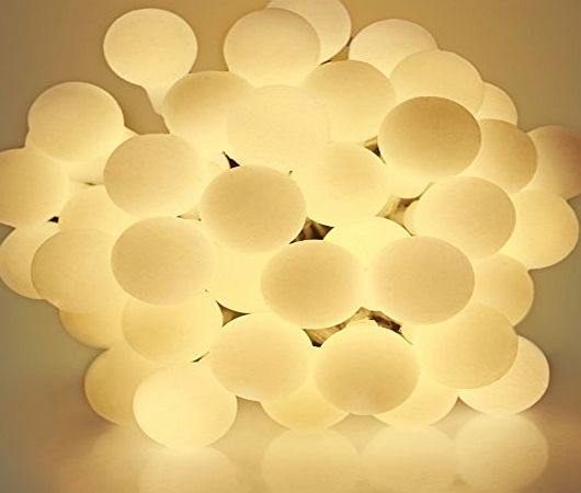 Koopower Set of 2 40 BATTERY OPERATED LED FAIRY LIGHTS WITH BERRY COVERS, WARM WHITE