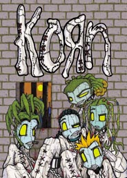 Korn Asylum Wall Keyring
