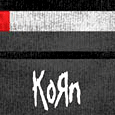 Korn Black - Red - Grey Striped Beanie