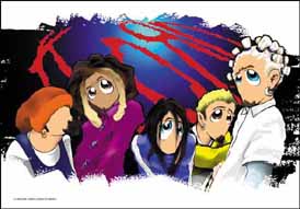 Korn Cartoon Textile Poster