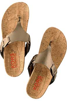 Kors by Michael Kors Cork Flat Sandals
