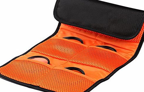 Kosee Carrying Wallet Bag for 6 Digital Camera Lens Filters