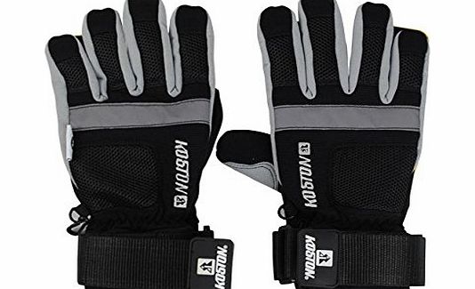 Slide Gloves Longboard Gloves Black / Silver - Skateboard Gloves - Slidegloves Slider Glove Set with Reflector Security System, gr�sse:M
