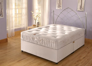 Kozeesleep Stress-Free Hand Tufted 4FT 6 Divan Bed
