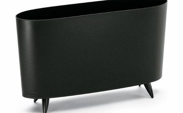 Koziol Milano Magazine Stack, Solid Black