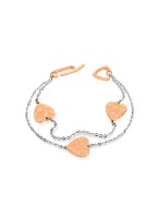 Kris Nilo - Bronze Hearts Chain Bracelet