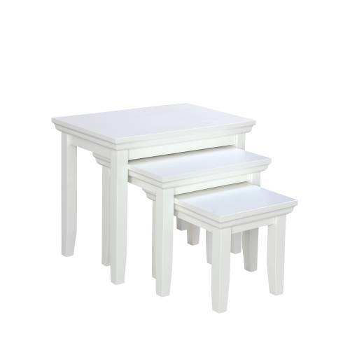 Kristina Painted Furniture Kristina White Painted Nest of Tables