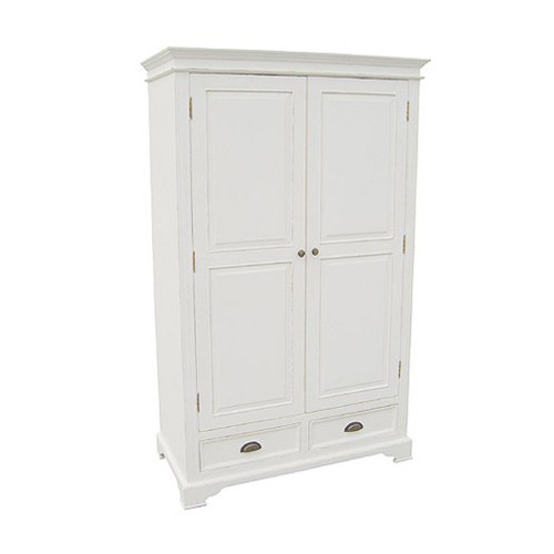 Kristina White 2 Door 2 Drawer Wardrobe 916.421